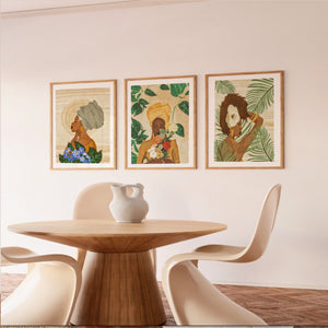 African Art -  Exotique Bloom Collection Prints 