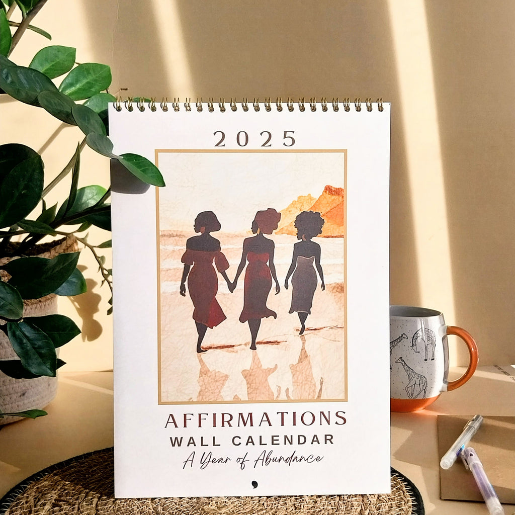 black-african-art-calendar-2025-affirmations-a-year-of-abundance-double-page