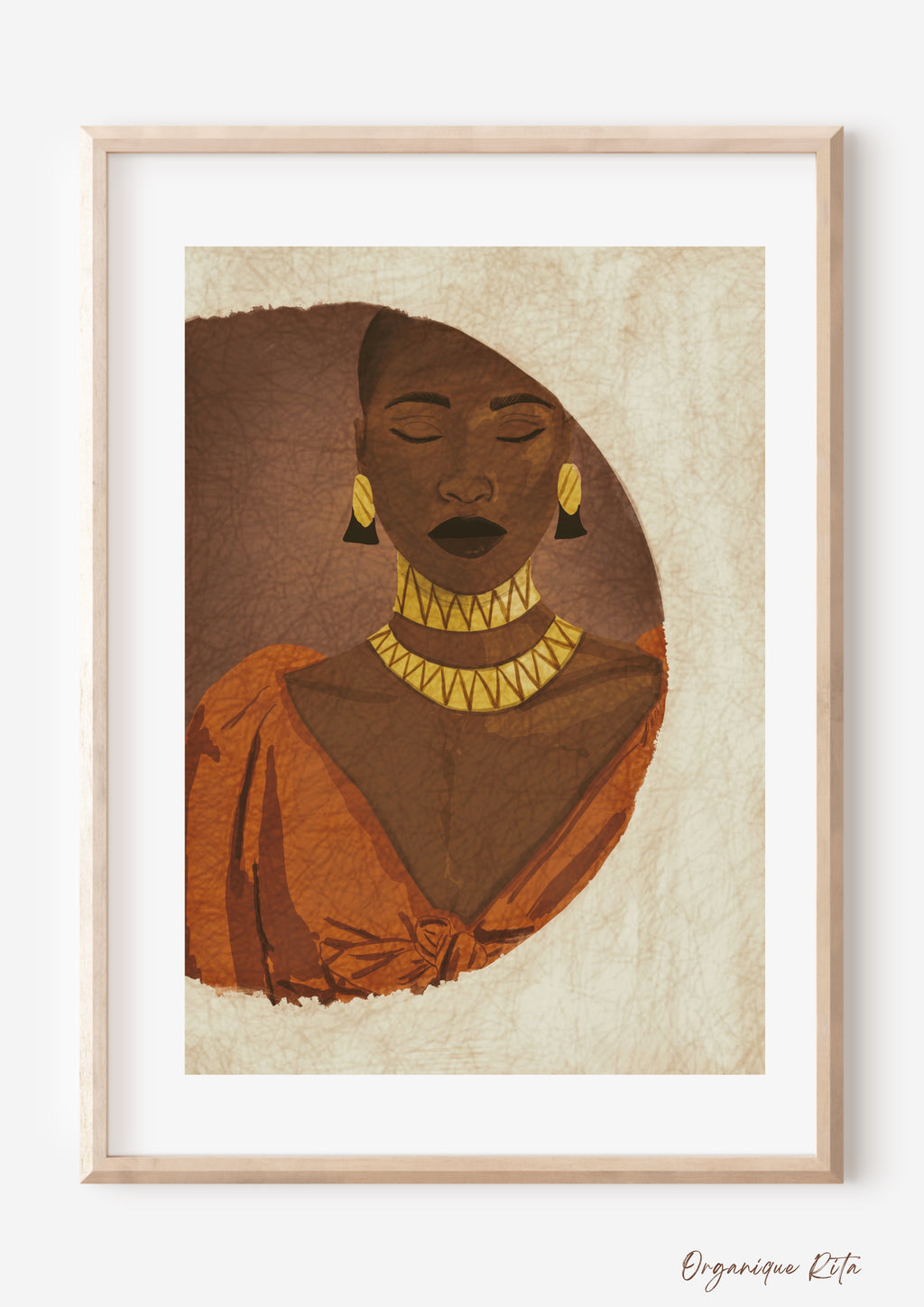 The Maskia Print - African Wall Art Print Wall decor