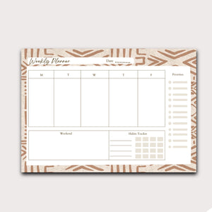 Desk Weekly Planner