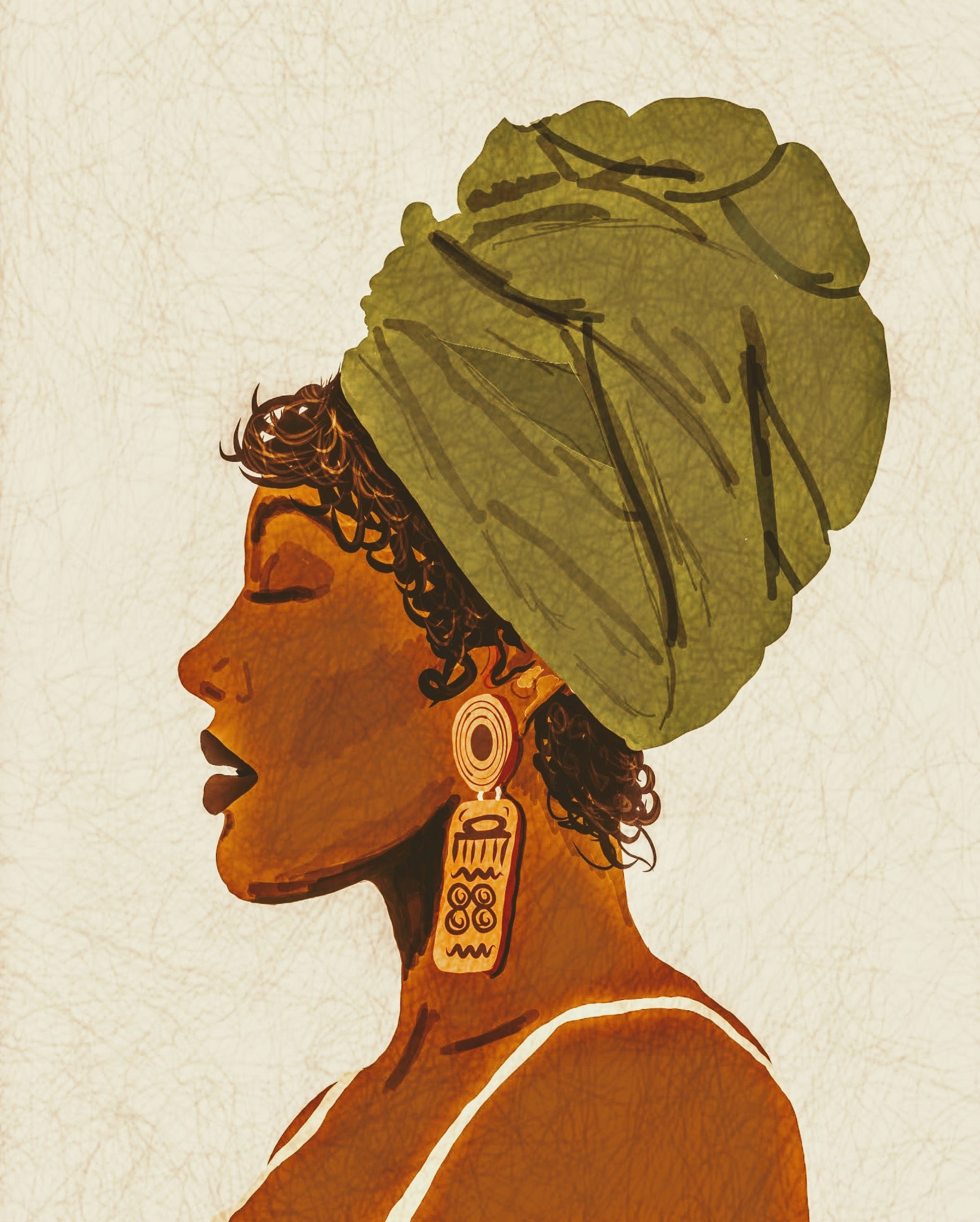 The Sabina  - African Women Wall Art