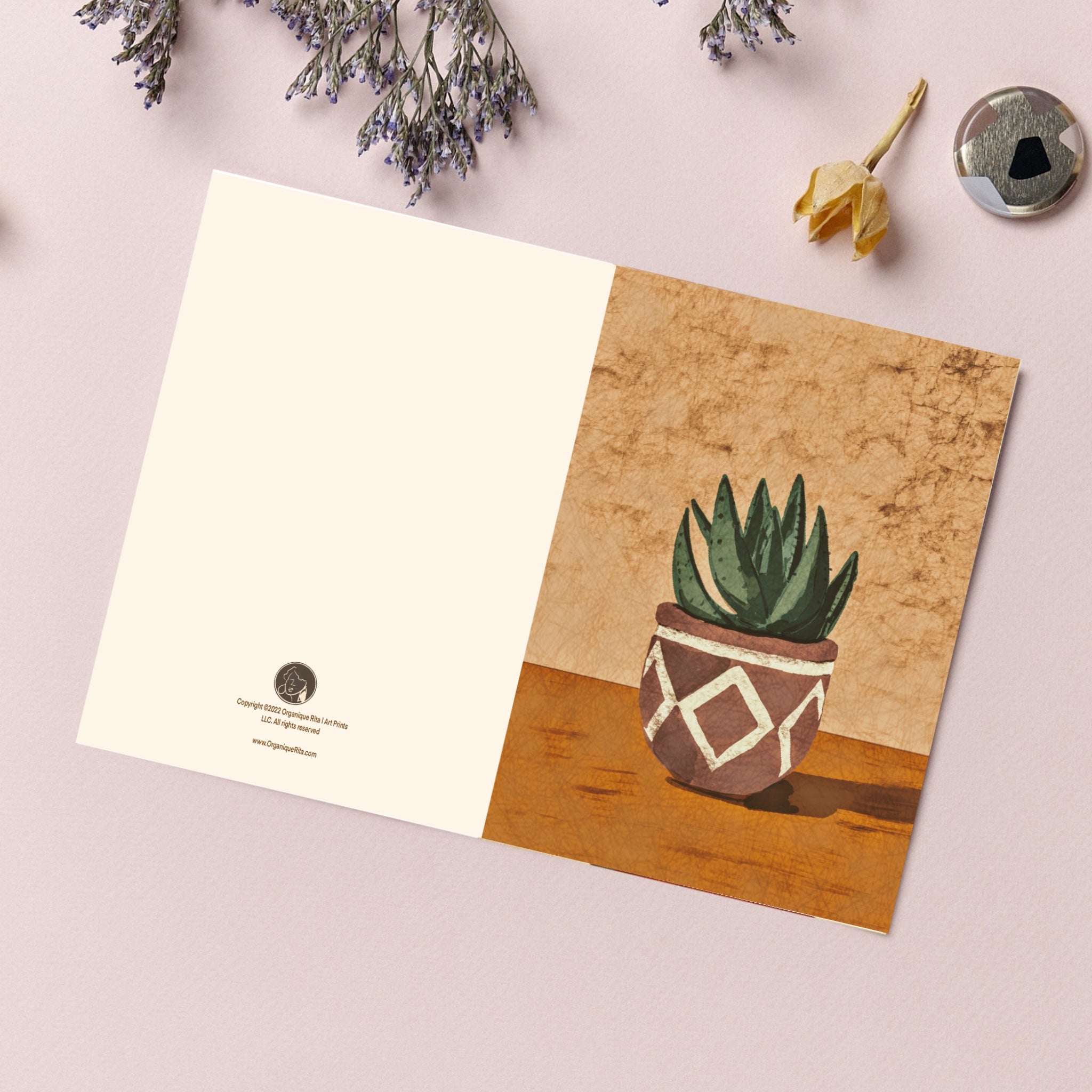 african-cactus-pattern-geometric-art-design-special-occasion-greeting-card