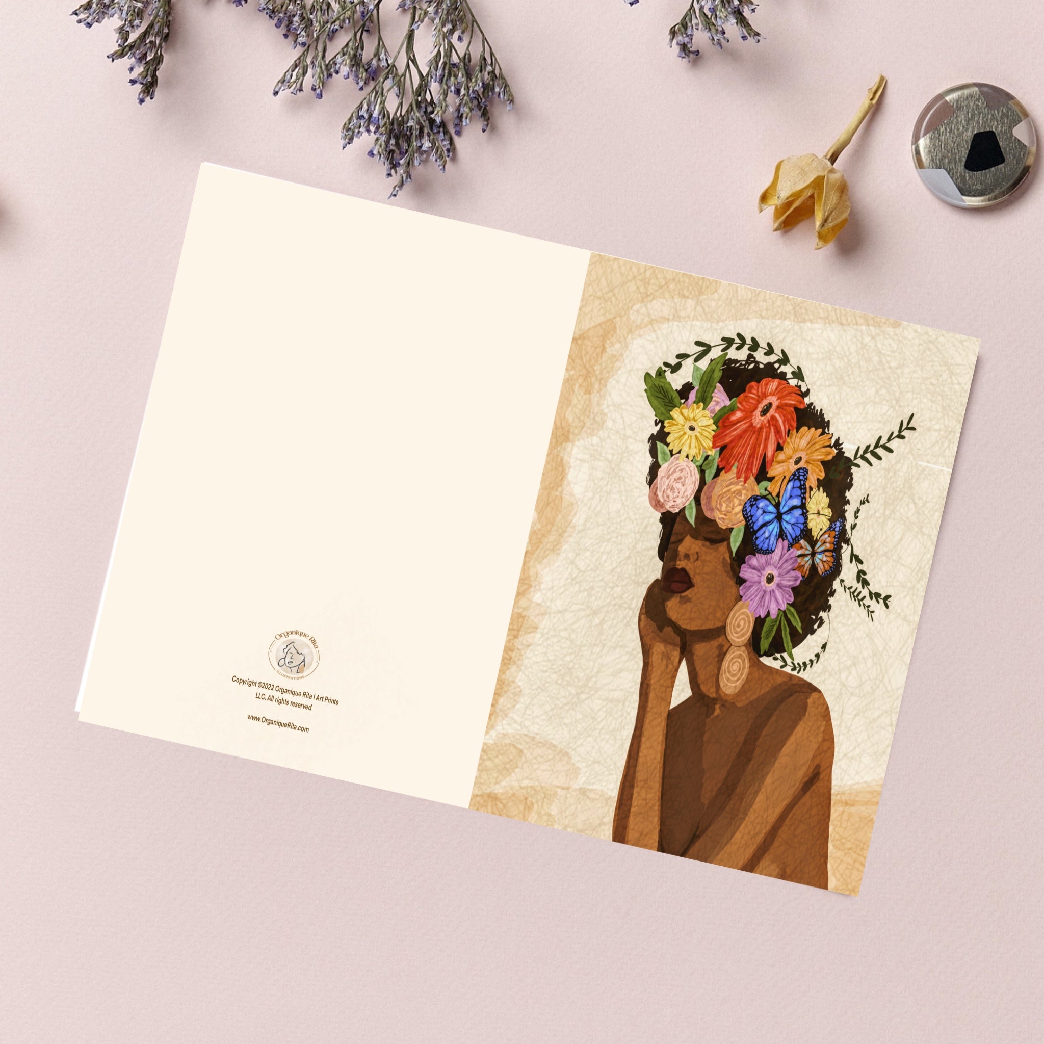 Dalila | All Occasion African  Greeting Card