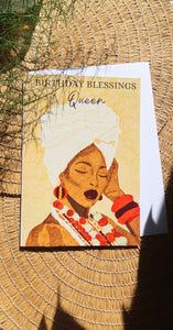 Yara | African Art Greeting Card | Birthday Card