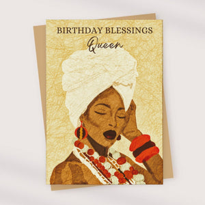 Yara | African Art Greeting Card | Birthday Card