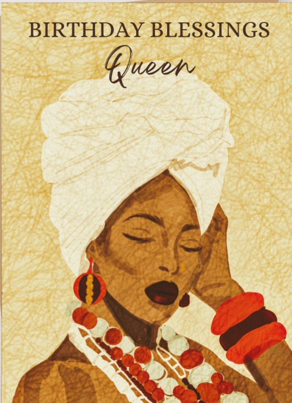 Yara | African Art Greeting Card | Birthday Card