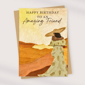 The Princess | Birthday Card | African Art Greeting Card