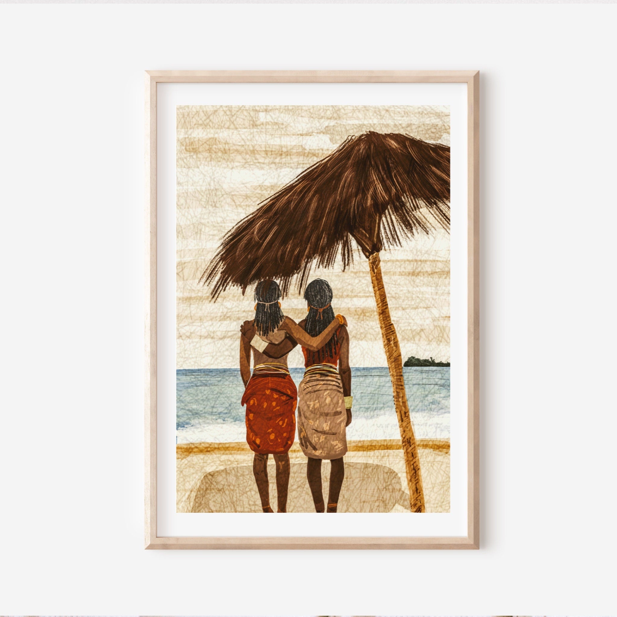 In The Shade - Ethnic Wall Art